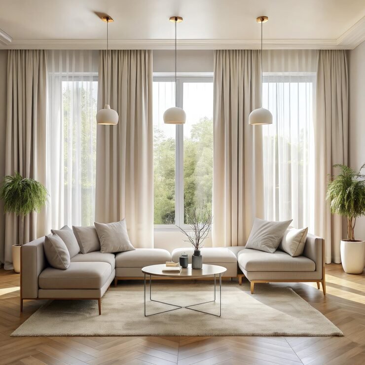Ambiente de inspiración para cortinas